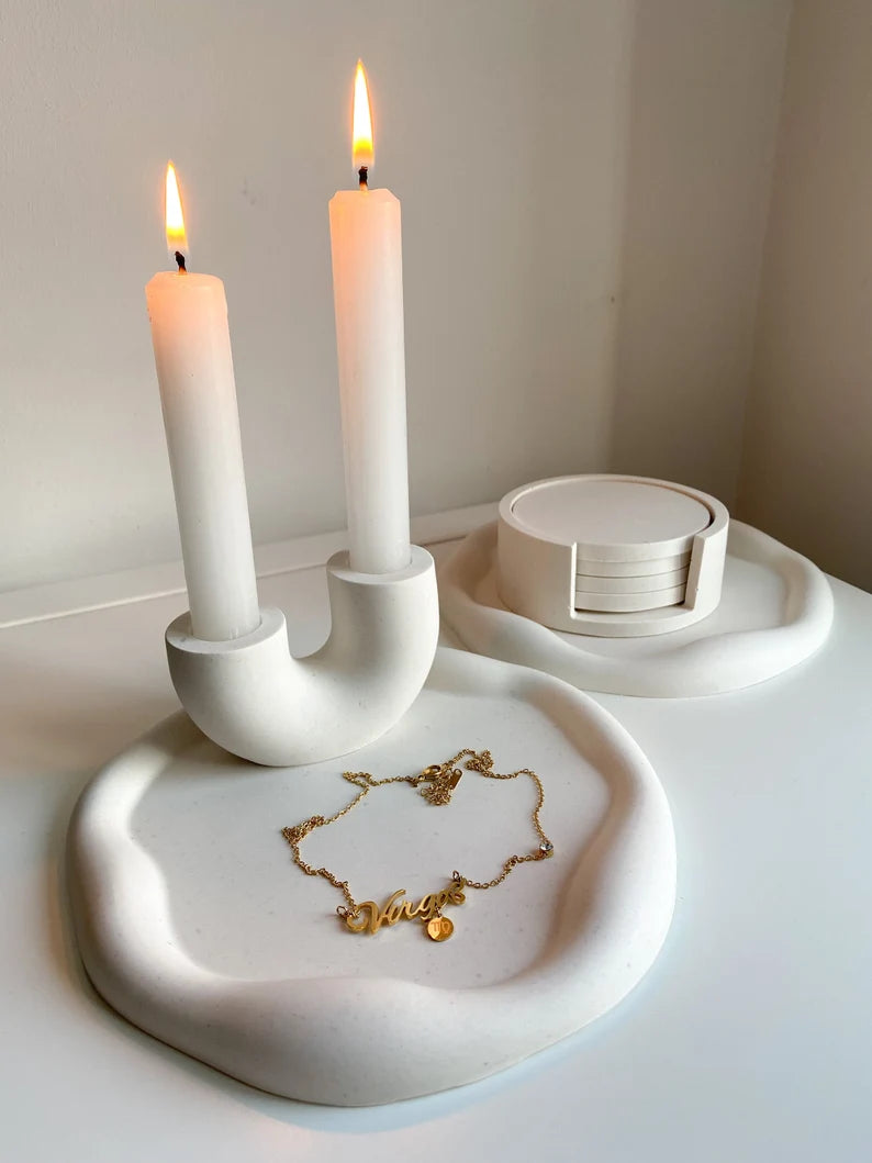 U Candle Stick Holder